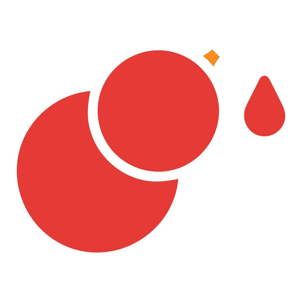 kalebas solide rood illustratie vector en logo icoon nieuw jaar icoon perfect.