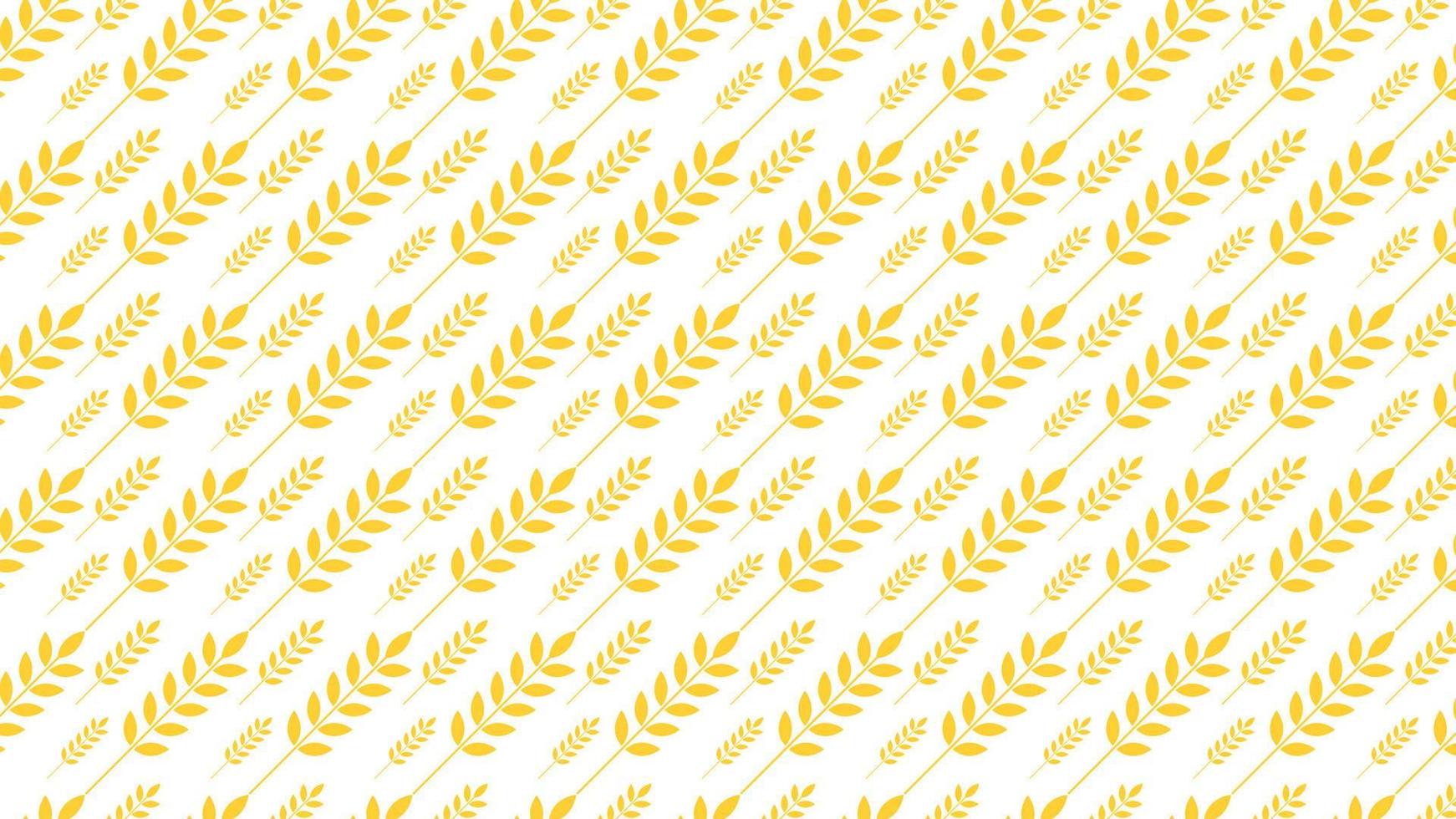 tarwe patroon behang. haver symbool. vrij ruimte voor tekst. rijst- teken. rijst- patroon behang. vector