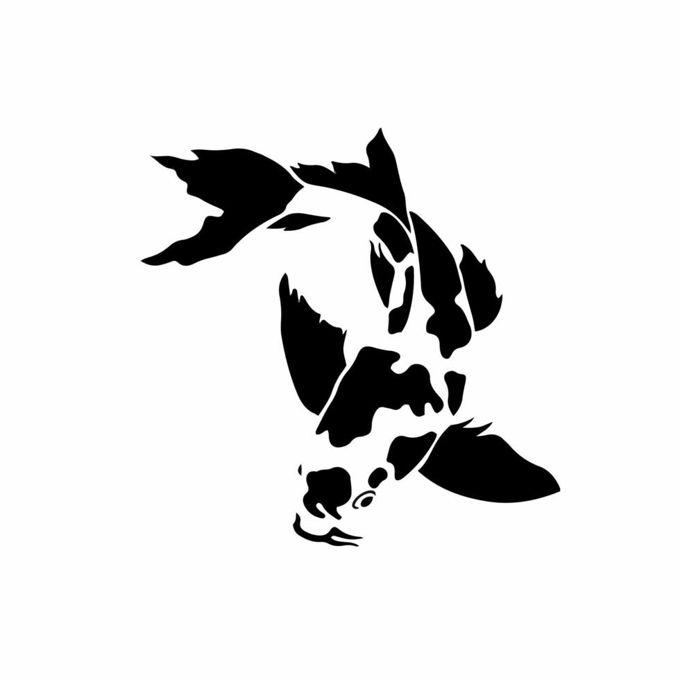goudvis symbool logo. vector illustratie.