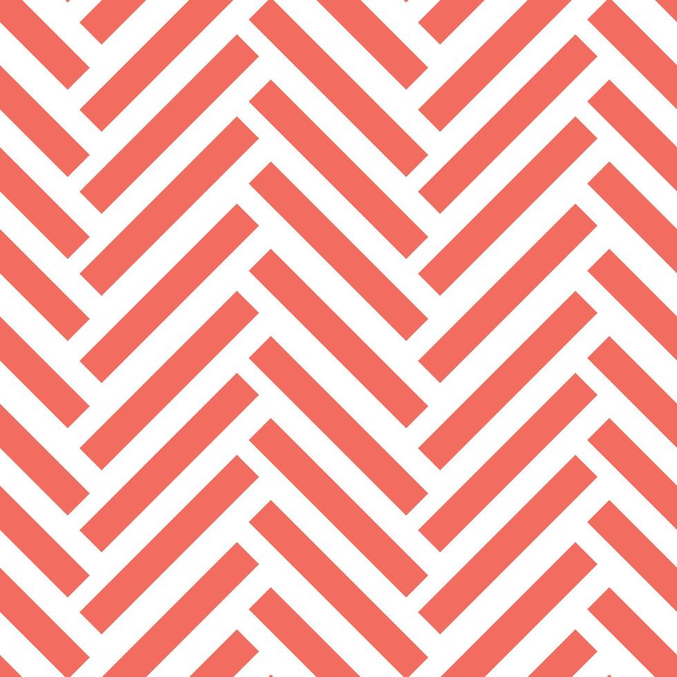 chevron vector patroon, wit en koraal rood meetkundig abstract achtergrond