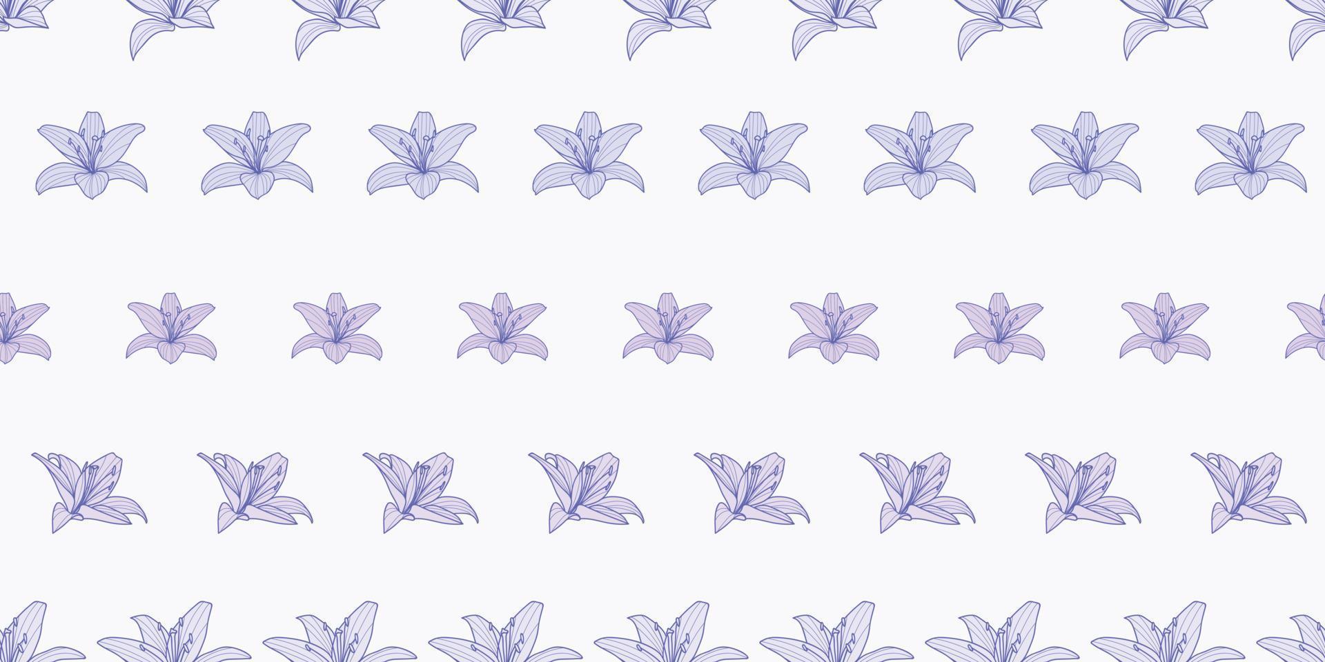 calla lelie herhaling vector patroon, bloemen achtergrond