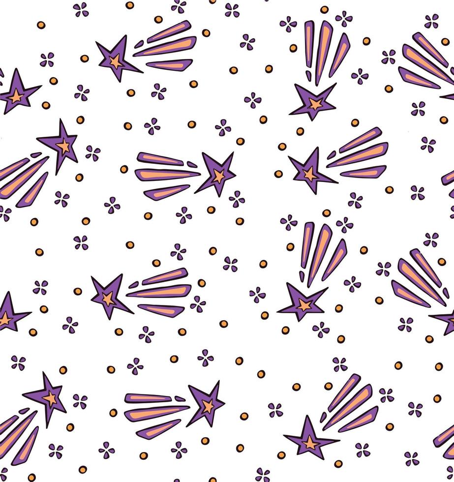 kleurrijk sterren naadloos patroon illustratie , wederzijds begrip en bijstand bedrijf. vector