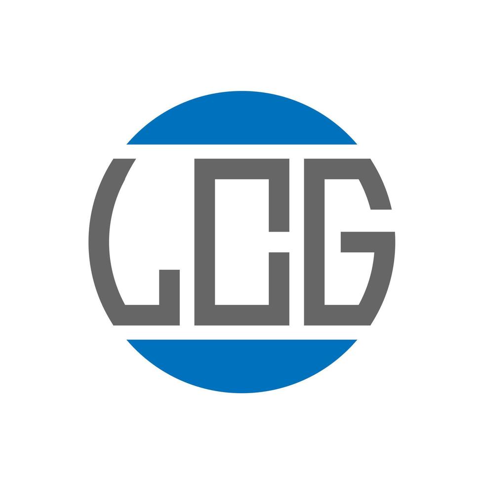 lcg brief logo ontwerp Aan wit achtergrond. lcg creatief initialen cirkel logo concept. lcg brief ontwerp. vector