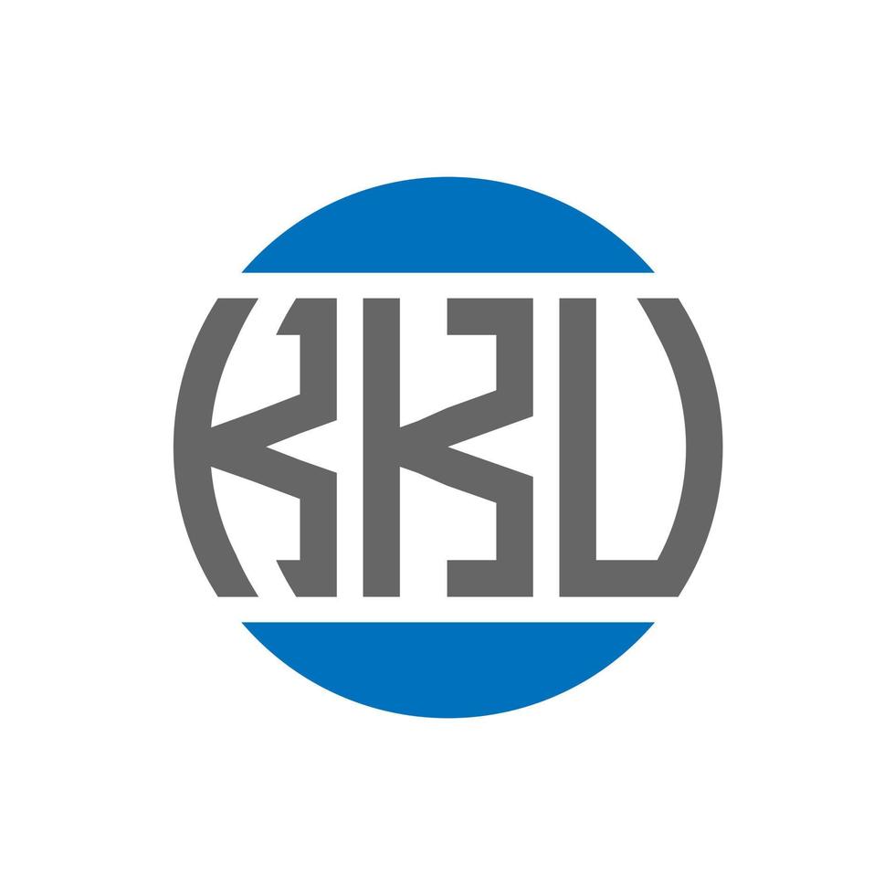 kku brief logo ontwerp Aan wit achtergrond. kku creatief initialen cirkel logo concept. kku brief ontwerp. vector