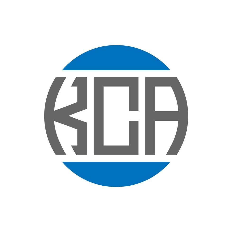 kca brief logo ontwerp Aan wit achtergrond. kca creatief initialen cirkel logo concept. kca brief ontwerp. vector