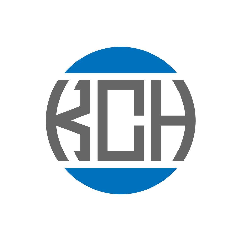 kch brief logo ontwerp Aan wit achtergrond. kch creatief initialen cirkel logo concept. kch brief ontwerp. vector