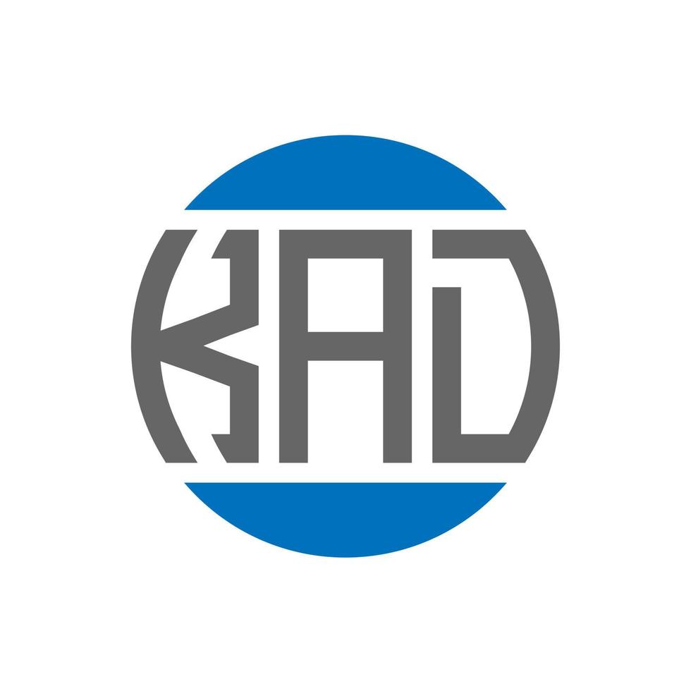 kado brief logo ontwerp Aan wit achtergrond. kado creatief initialen cirkel logo concept. kado brief ontwerp. vector