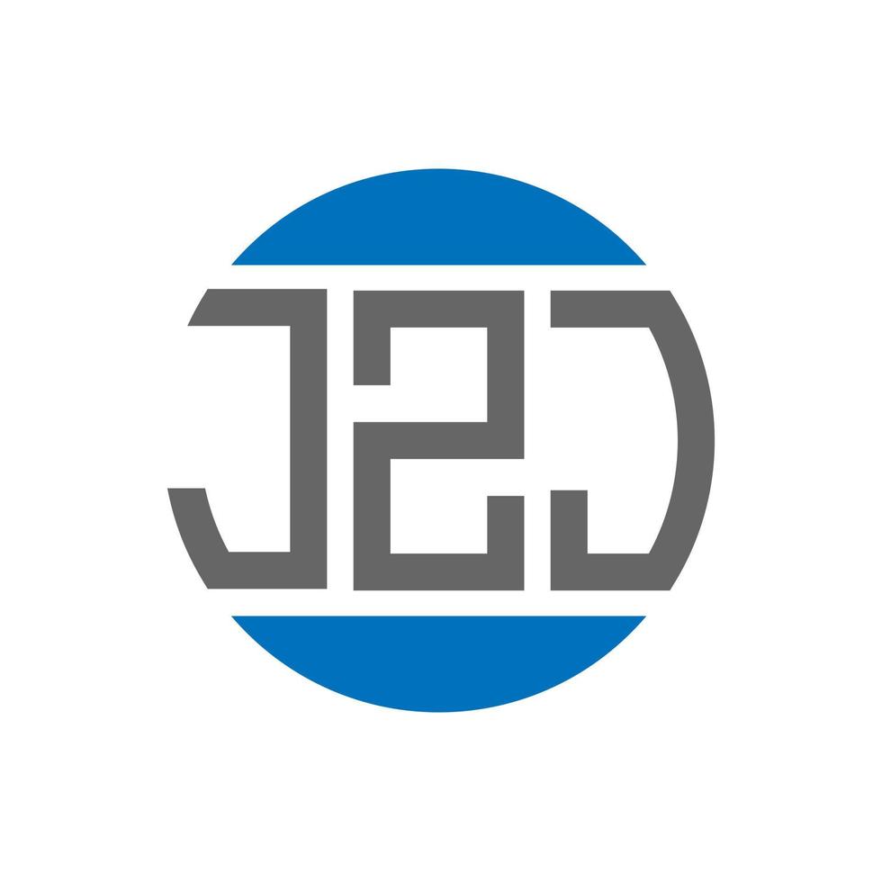 jzj brief logo ontwerp Aan wit achtergrond. jzj creatief initialen cirkel logo concept. jzj brief ontwerp. vector