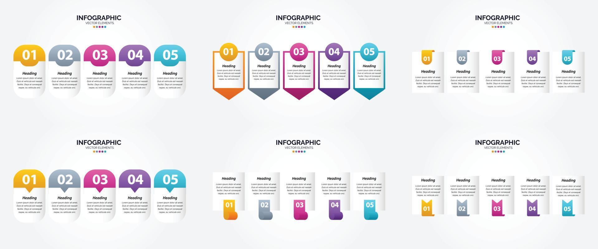 vector illustratie infographics vlak ontwerp reeks voor reclame brochure folder en tijdschrift