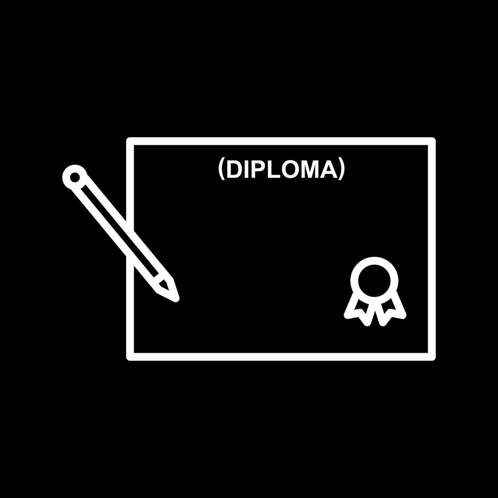 diploma vector pictogram