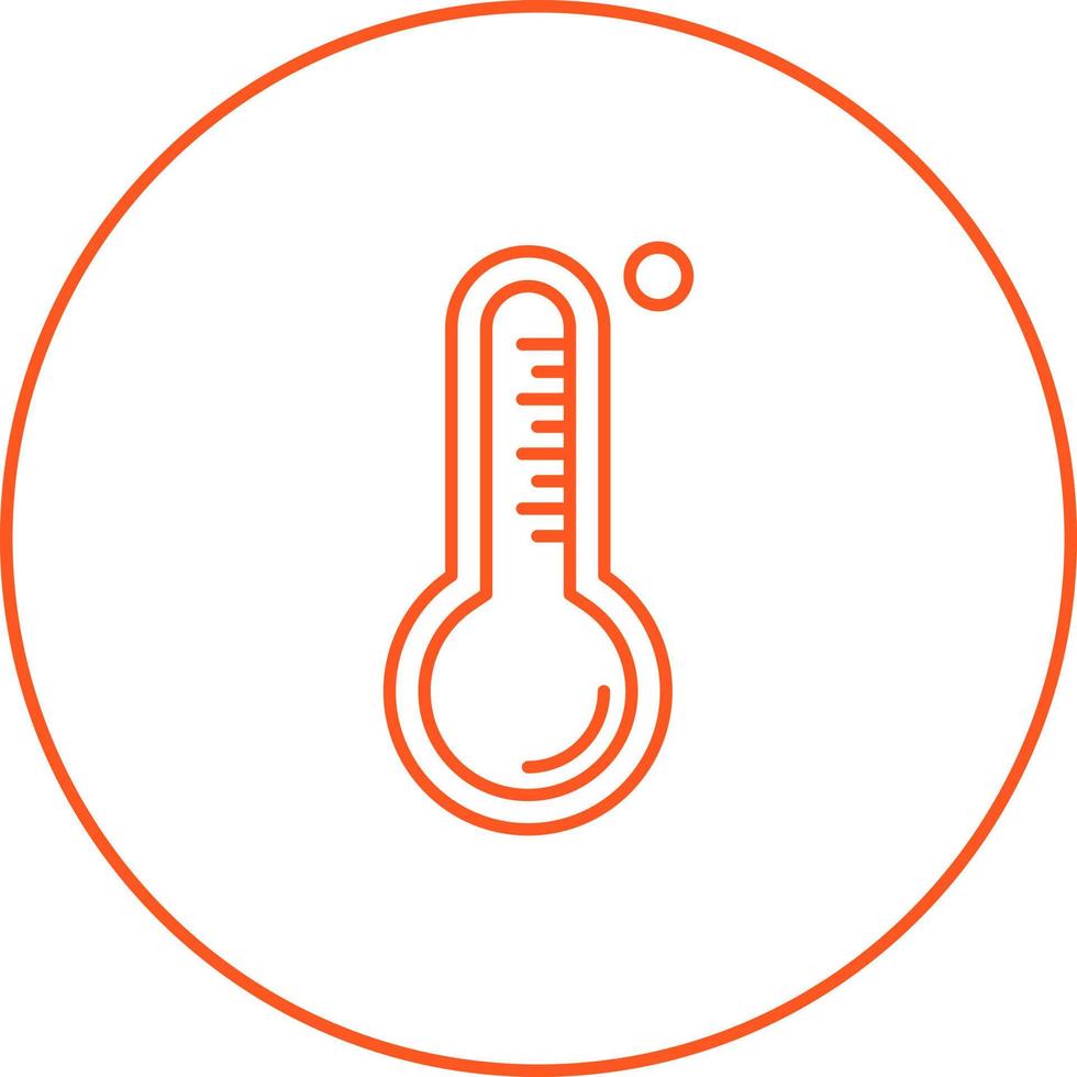 thermometer vector pictogram