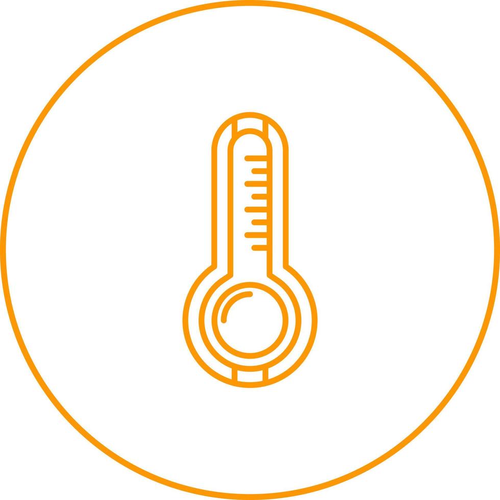 thermometer vector pictogram