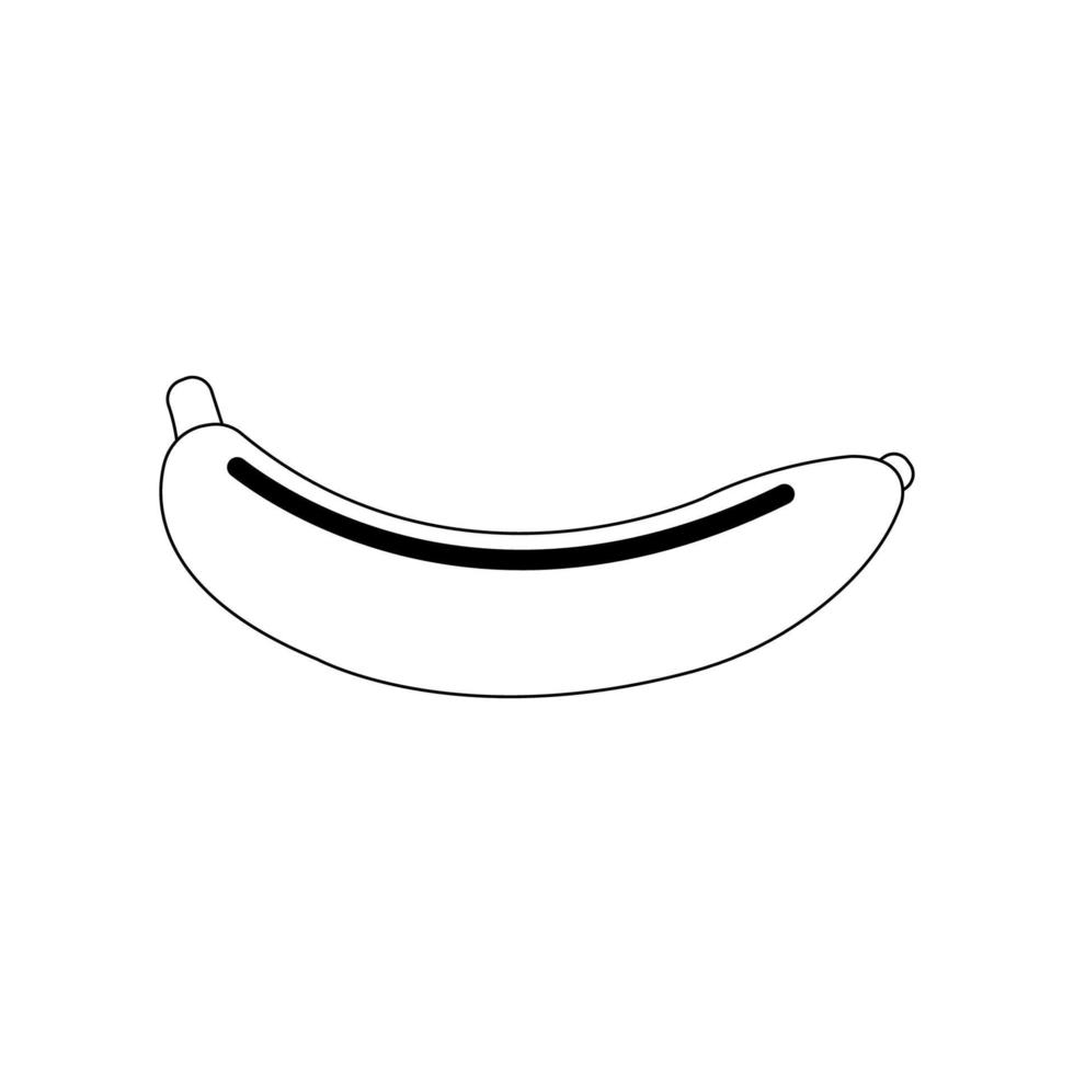 banaan icoon illustratie vector