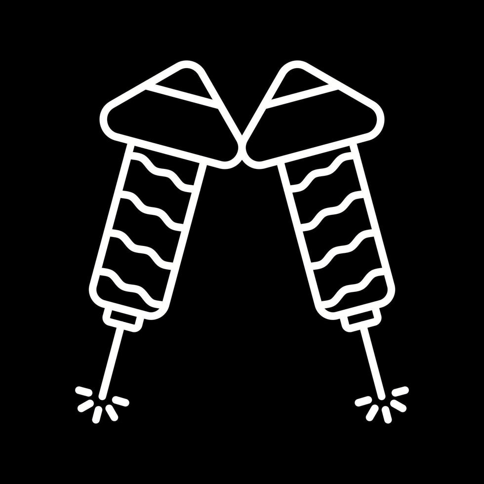 vuurwerk vector pictogram