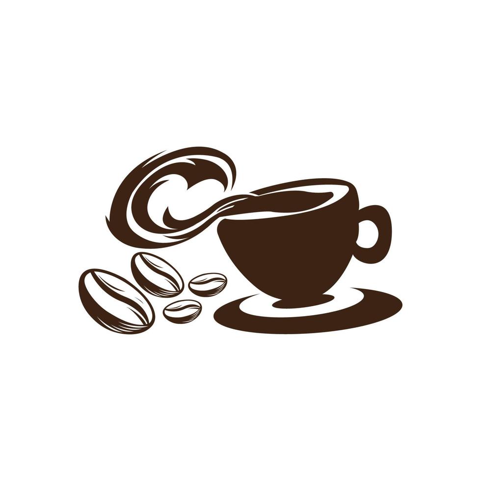 koffiekopje logo sjabloon vector pictogram