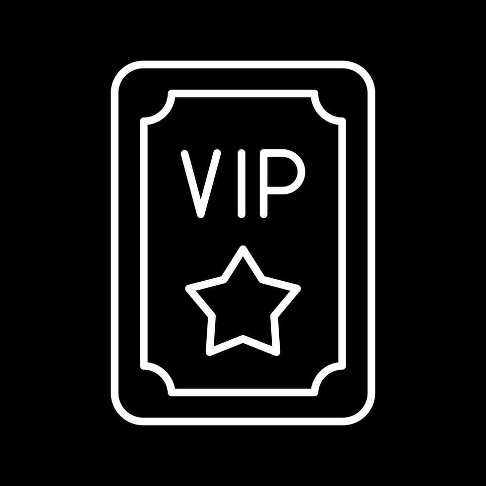 vip voorbij gaan aan vector icoon