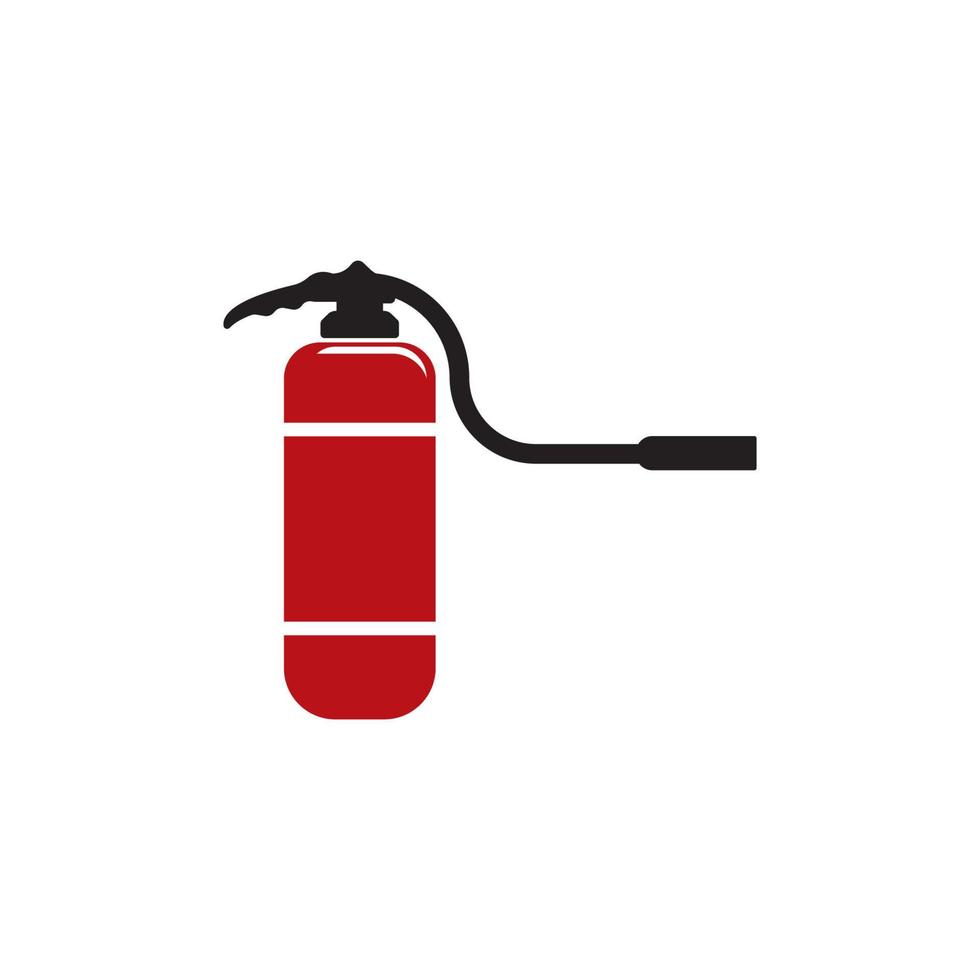 brand brandblusser icoon. vector illustratie logo ontwerp.