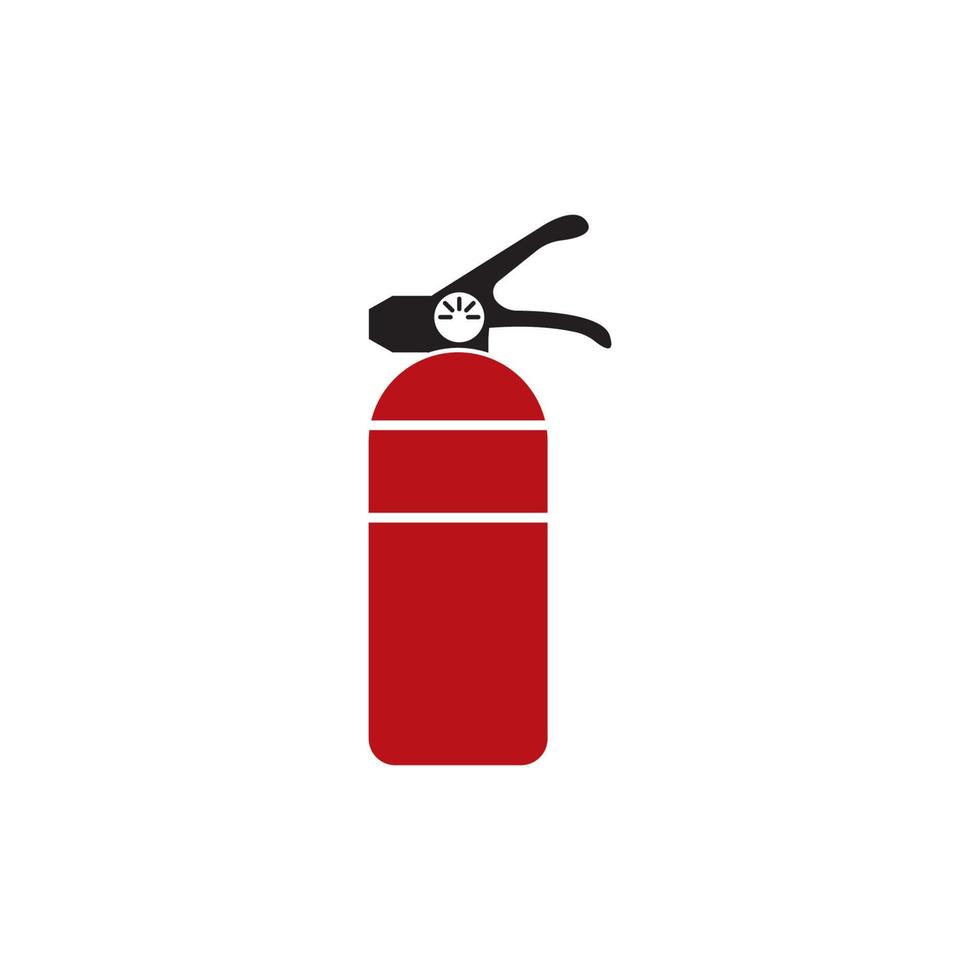brand brandblusser icoon. vector illustratie logo ontwerp.