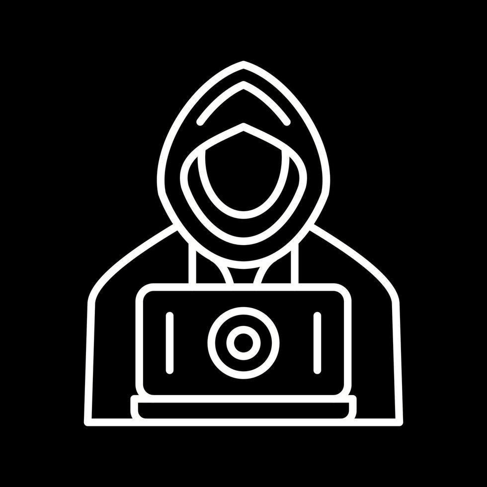 hacker vector pictogram