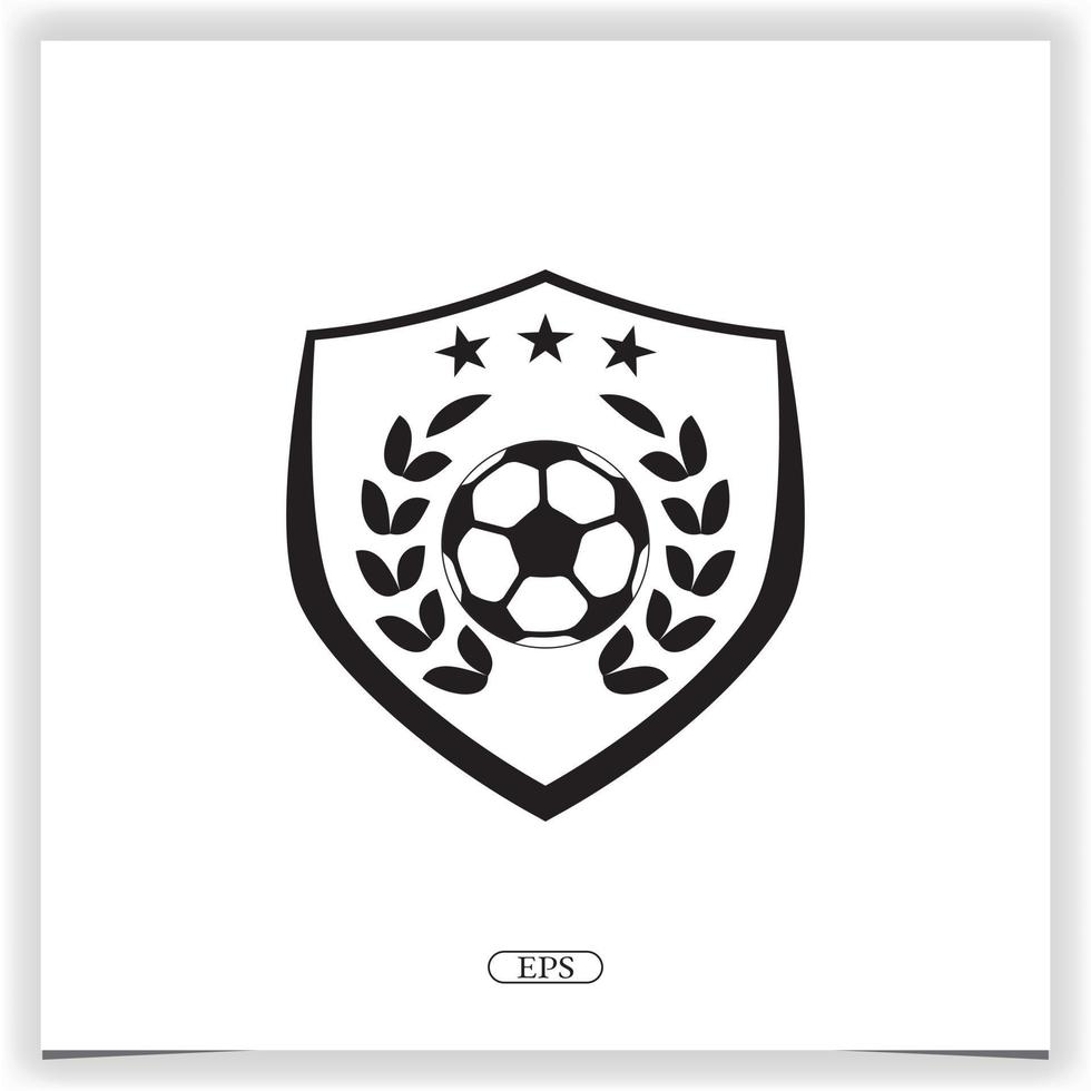 Amerikaans voetbal logo premie elegant sjabloon vector eps 10