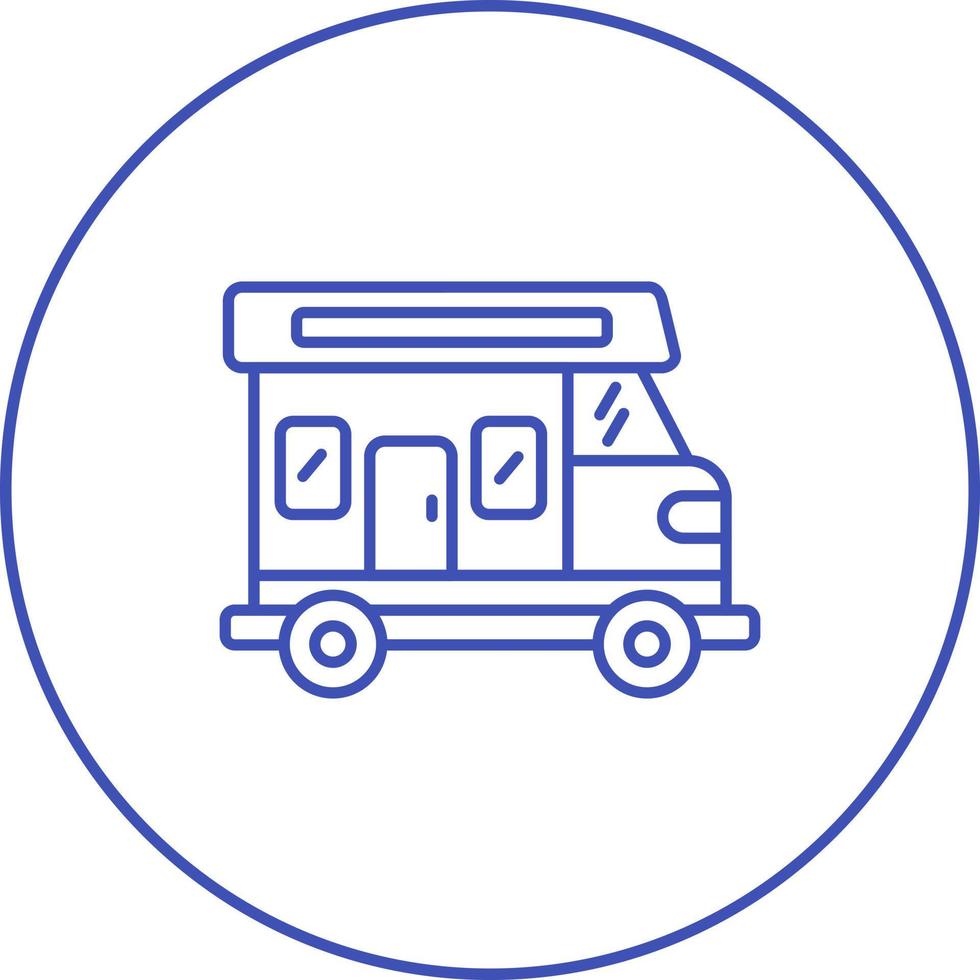 caravan vector pictogram