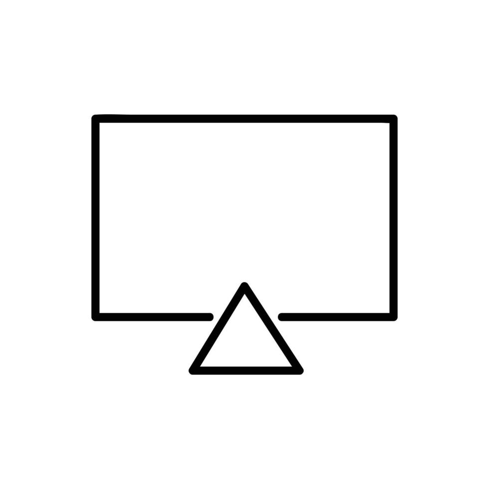 televisie vector pictogram