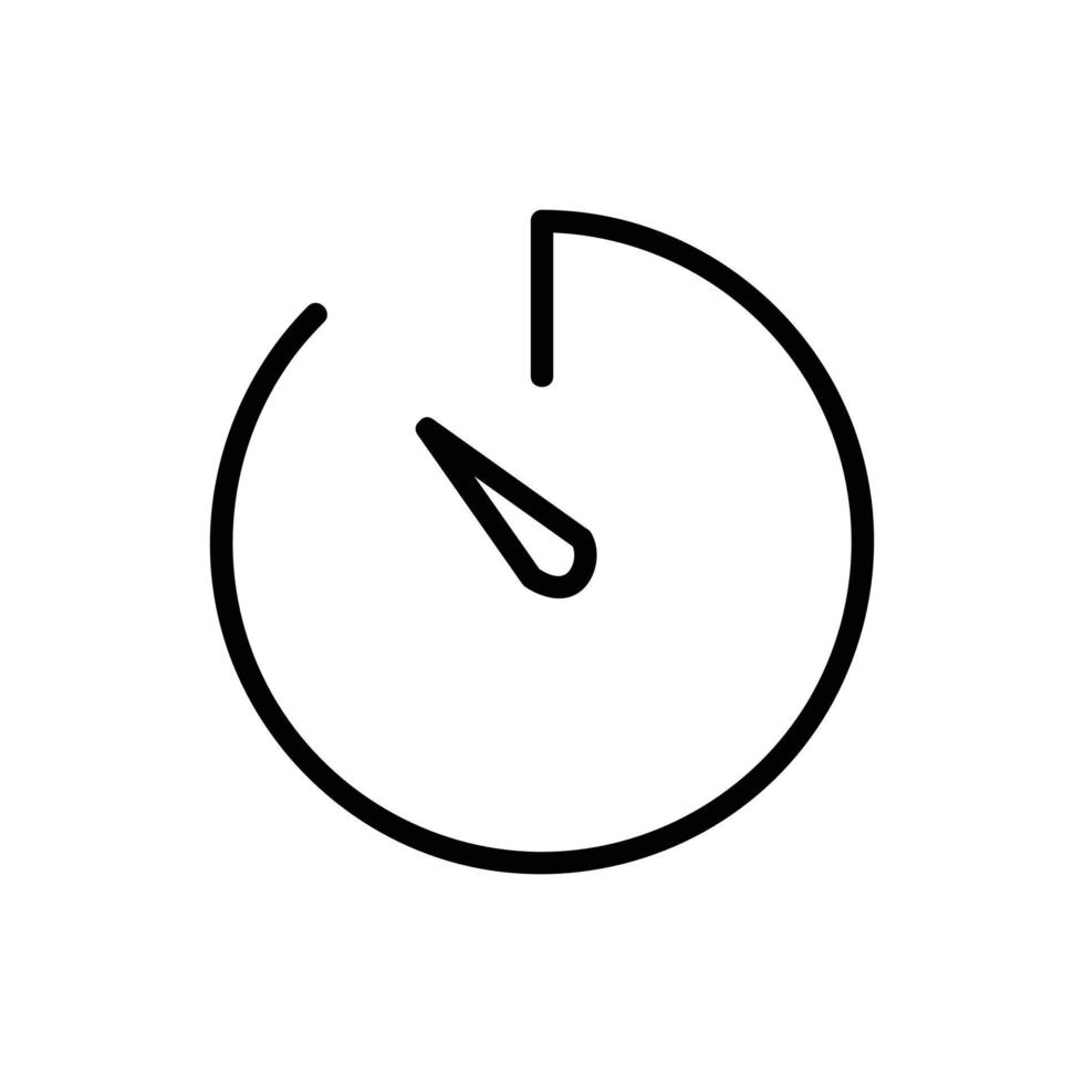 stopwatch vector pictogram