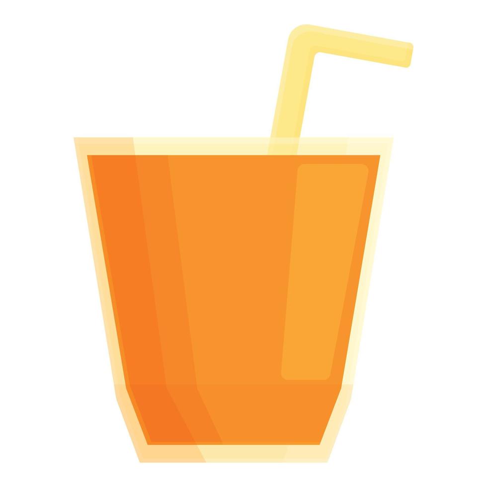 wortel drinken icoon tekenfilm vector. sap plons vector