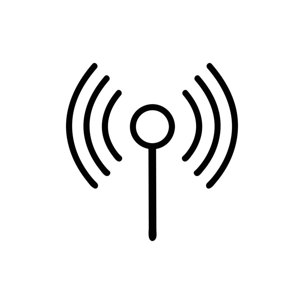 Wifi vector icoon.