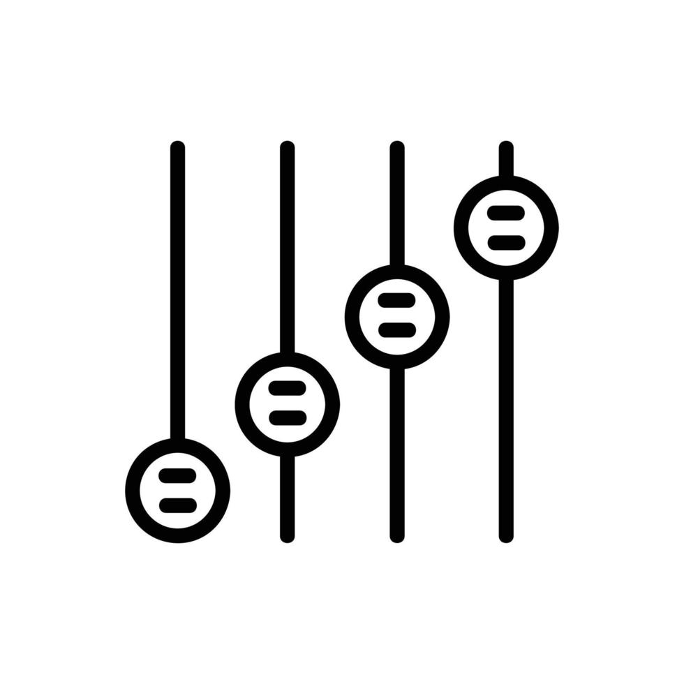 besturingselementen vector pictogram