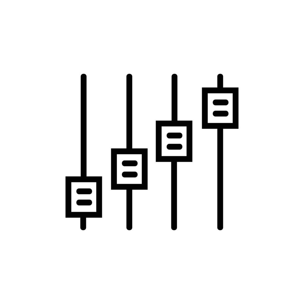 besturingselementen vector pictogram