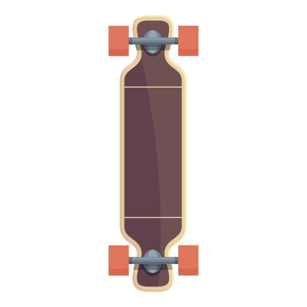 balans longboard icoon tekenfilm vector. vorm bord vector