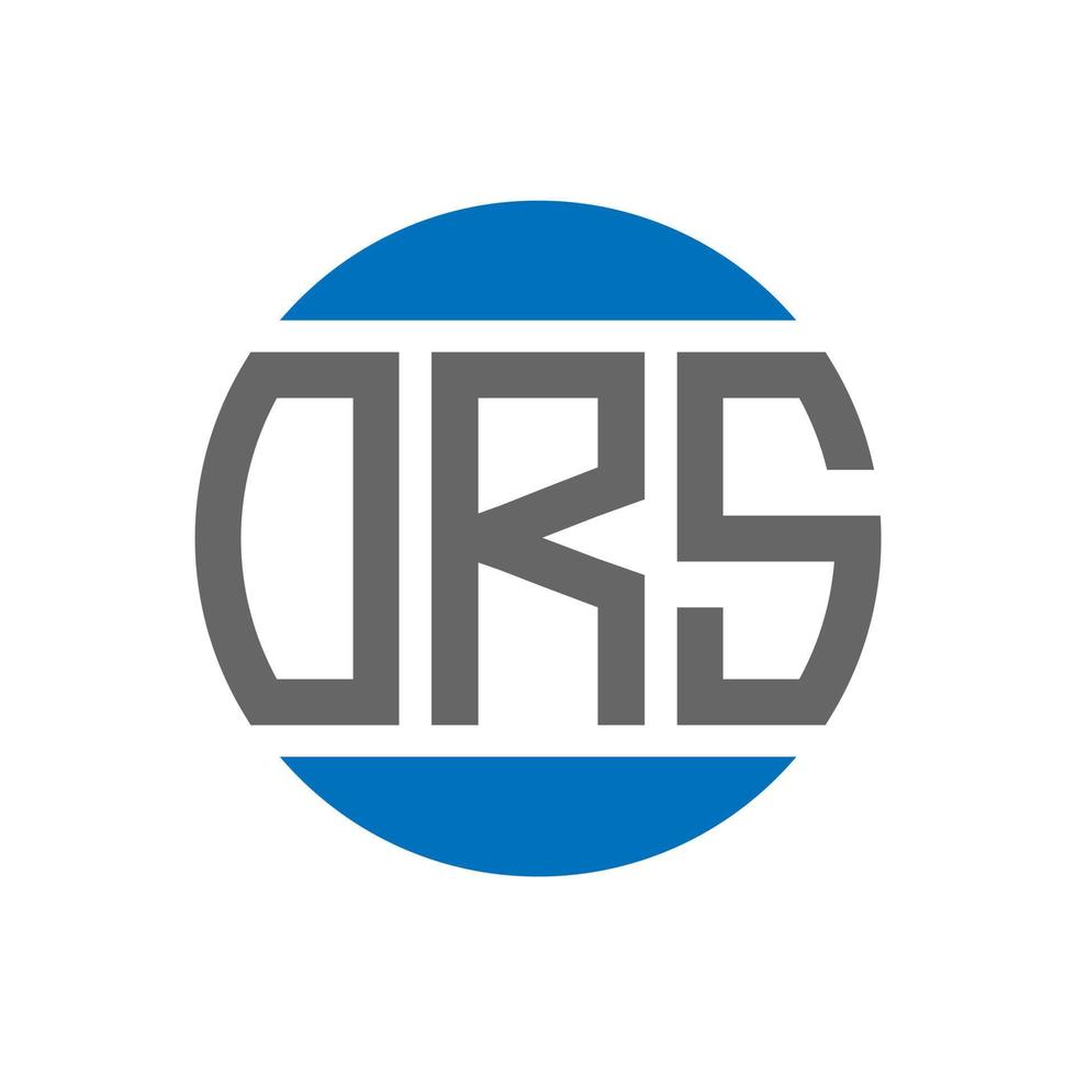 ors brief logo ontwerp Aan wit achtergrond. ors creatief initialen cirkel logo concept. ors brief ontwerp. vector