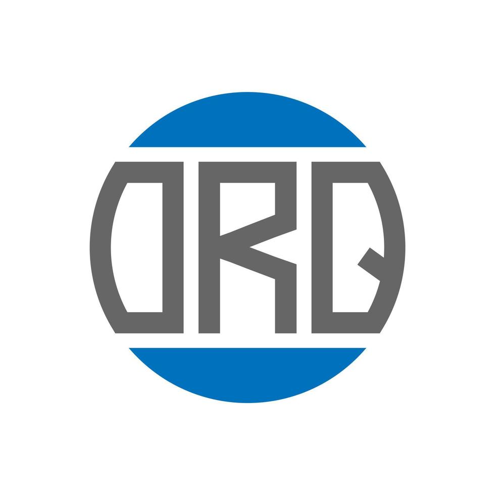 orq brief logo ontwerp Aan wit achtergrond. orq creatief initialen cirkel logo concept. orq brief ontwerp. vector