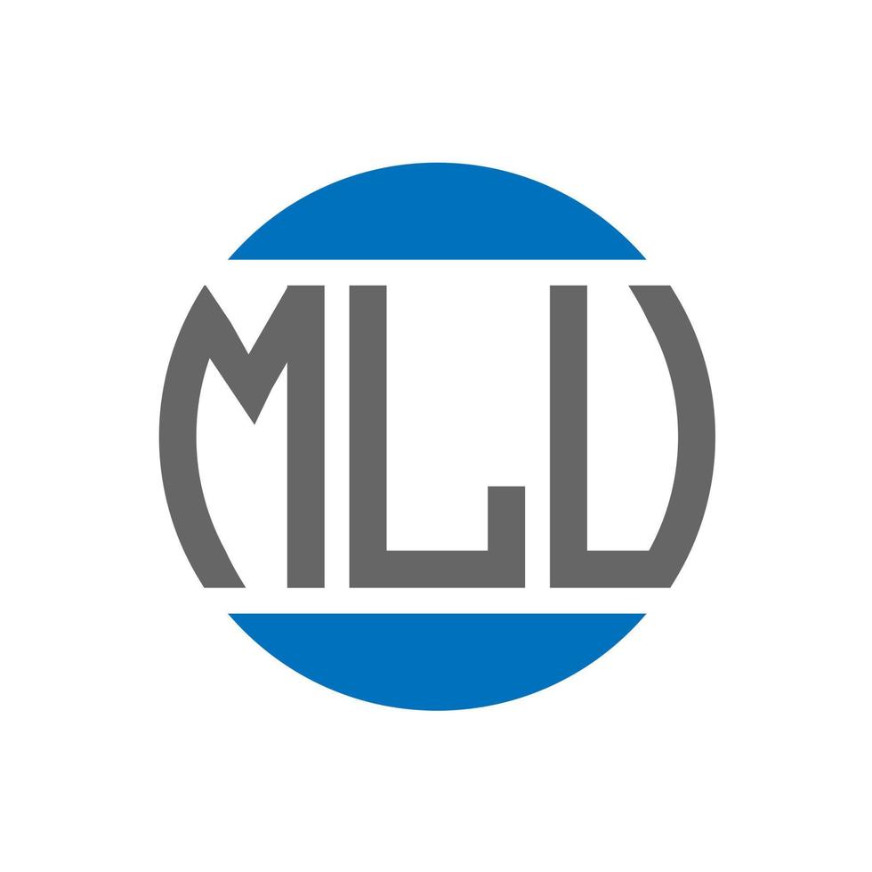 mlv brief logo ontwerp Aan wit achtergrond. mlv creatief initialen cirkel logo concept. mlv brief ontwerp. vector