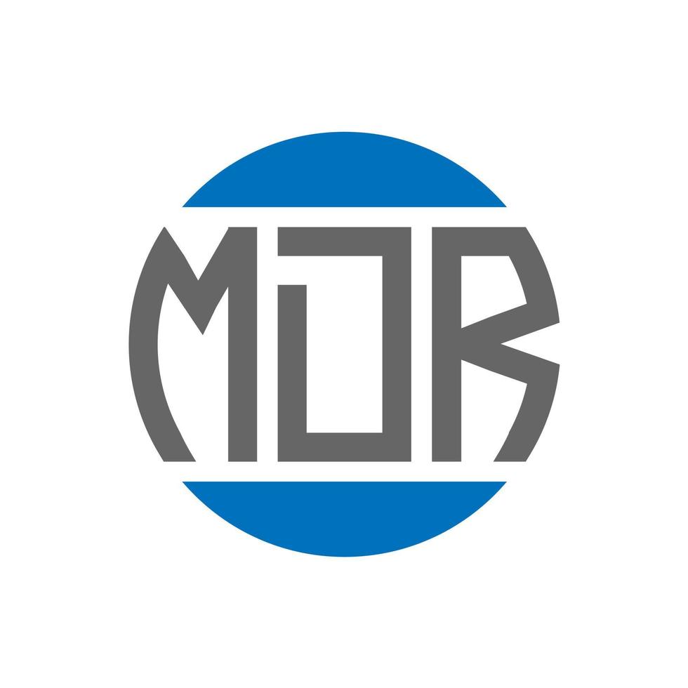 mdr brief logo ontwerp Aan wit achtergrond. mdr creatief initialen cirkel logo concept. mdr brief ontwerp. vector