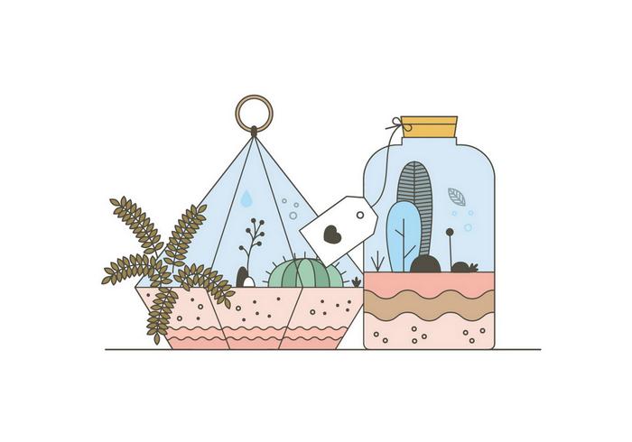 Gratis Terrariumvectoren vector