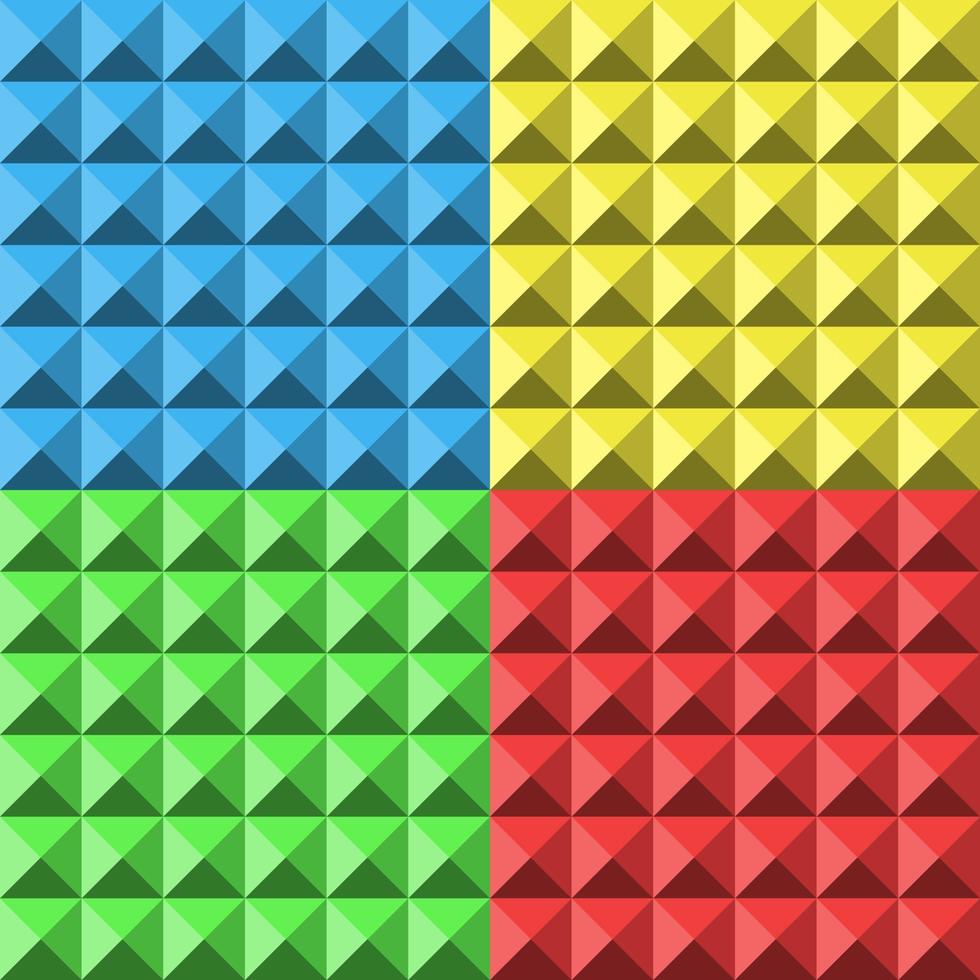 kleuren piramide naadloos patroon vector