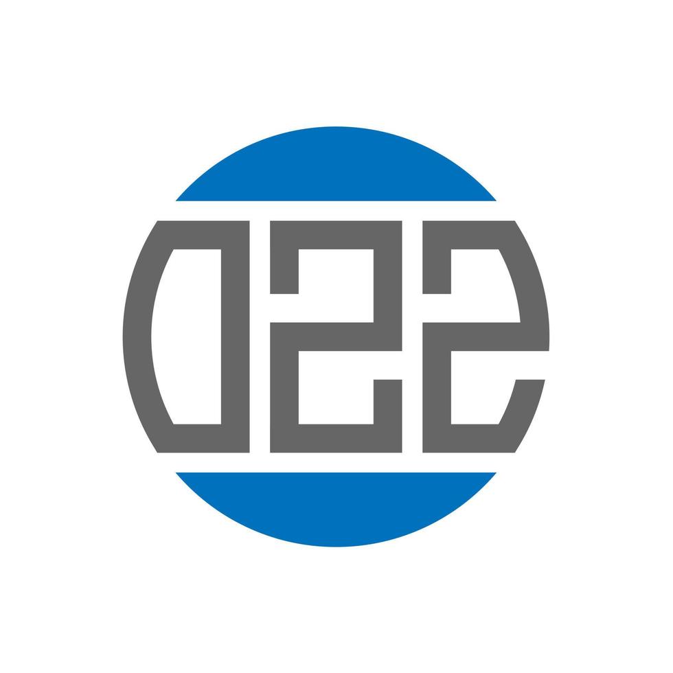 ozz brief logo ontwerp Aan wit achtergrond. ozz creatief initialen cirkel logo concept. ozz brief ontwerp. vector