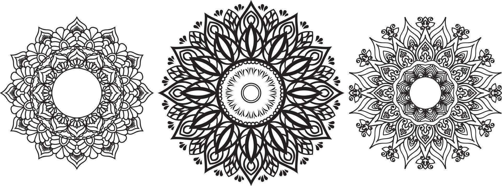 creatief vector mandala kunst ontwerp