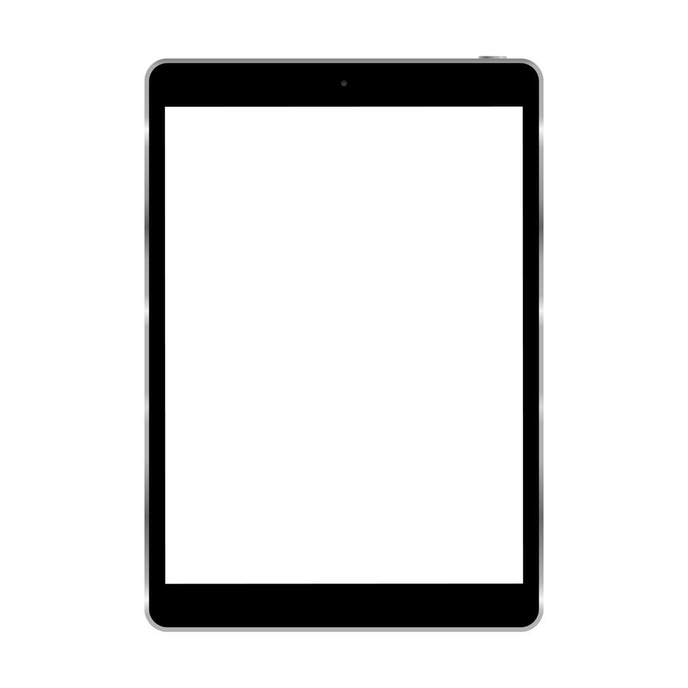 tablet apparaat realistisch vector