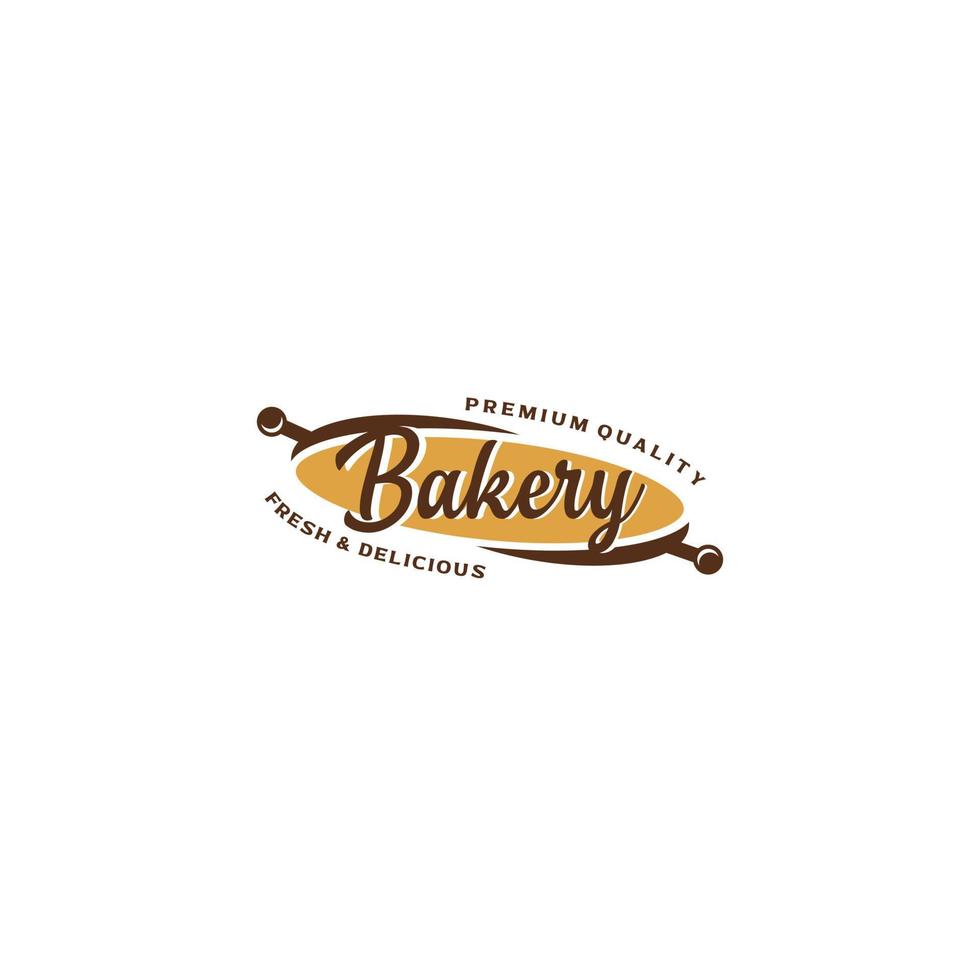 bakkerij logo vector ontwerp