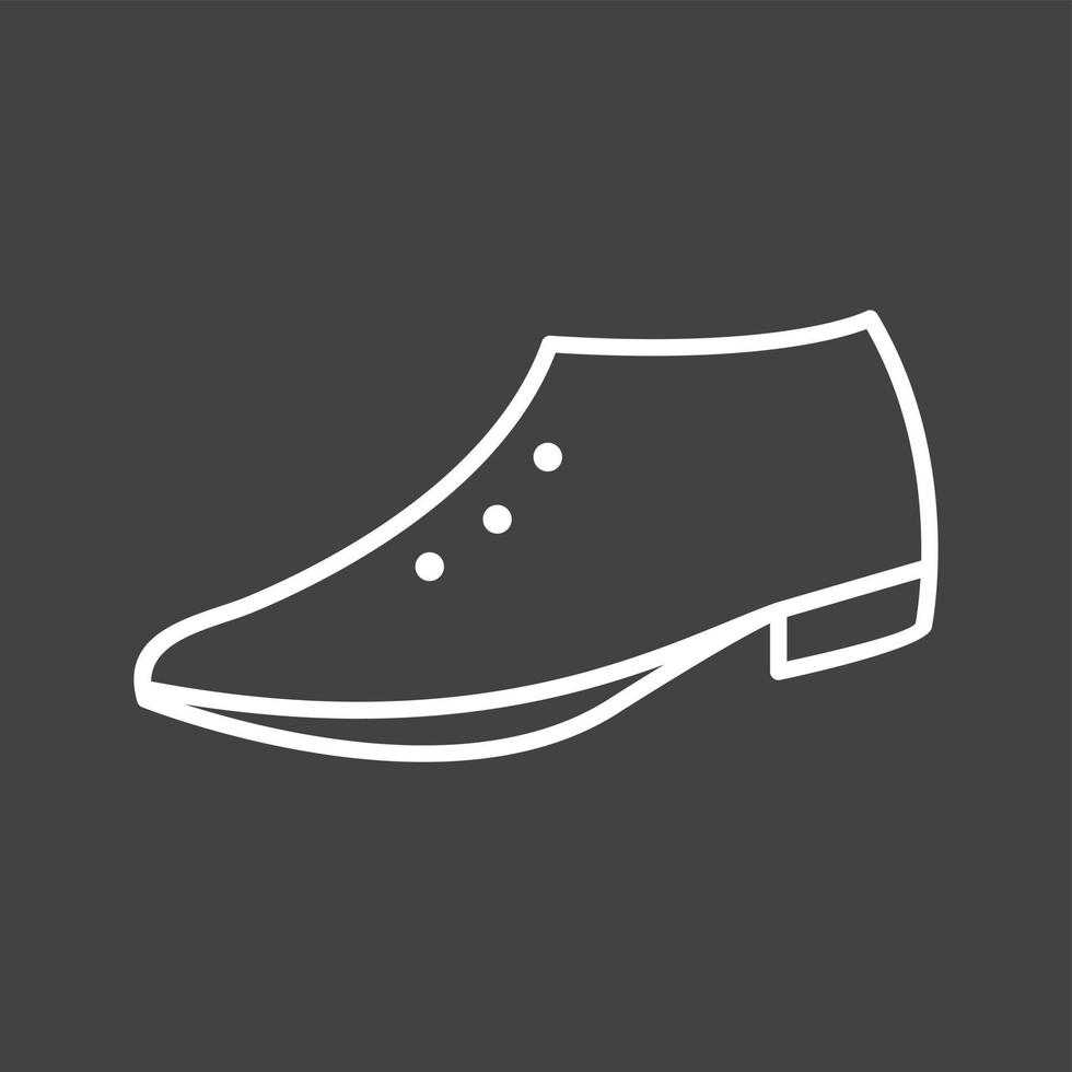 uniek formeel schoenen vector lijn icoon
