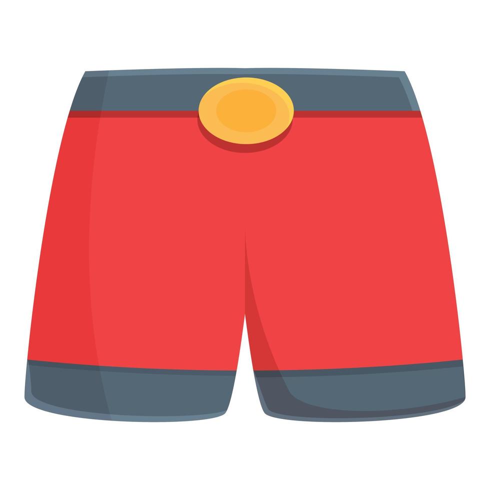 rood kampioen shorts icoon tekenfilm vector. boksen sport vector