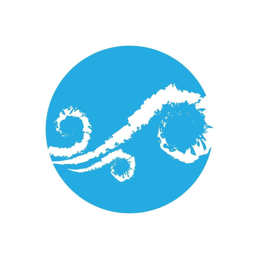 wind icoon geïsoleerd logo vector sjabloon ontwerp