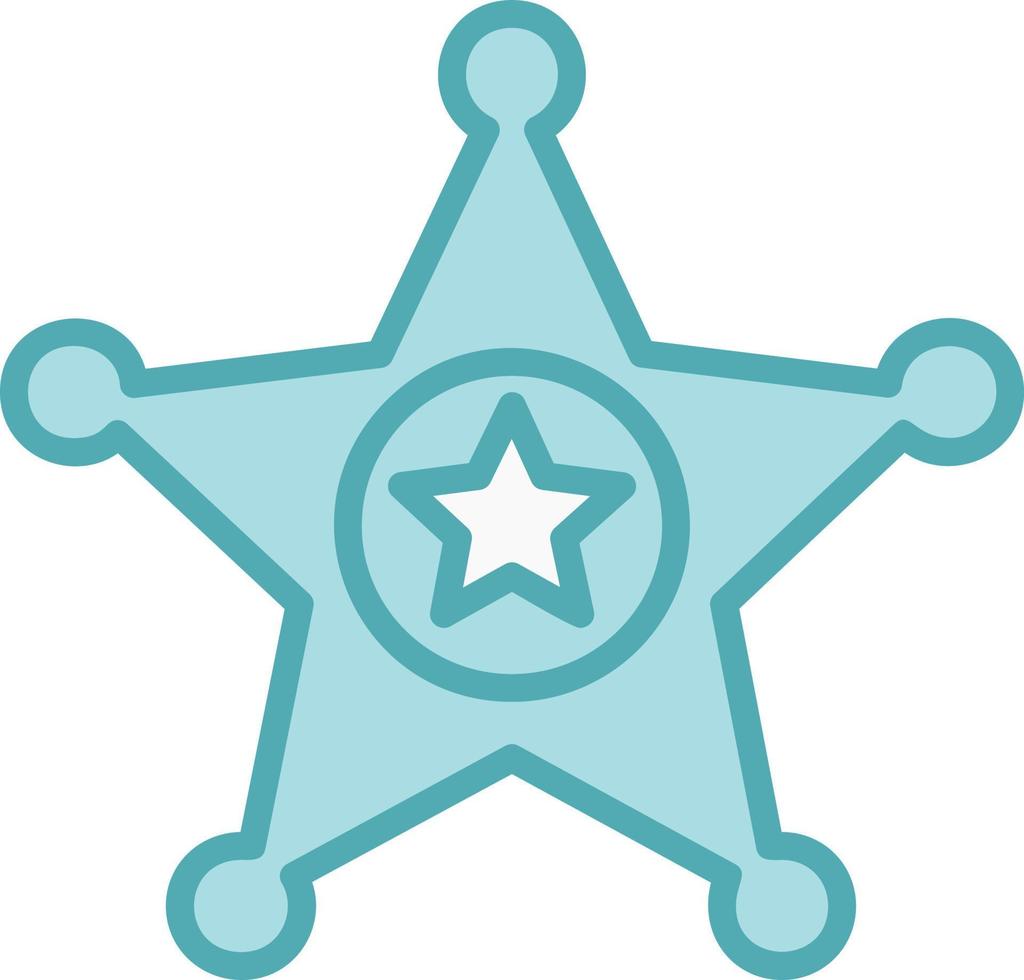 gerechtigheid sheriff vector icoon