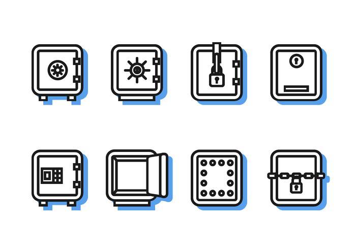 Lijnpictogram Sterkbox Gratis Vector