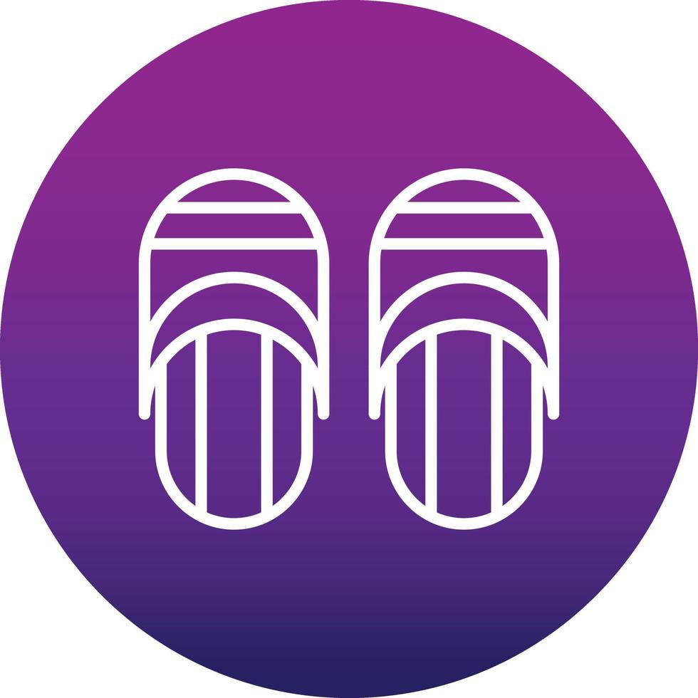 slippers vector icoon