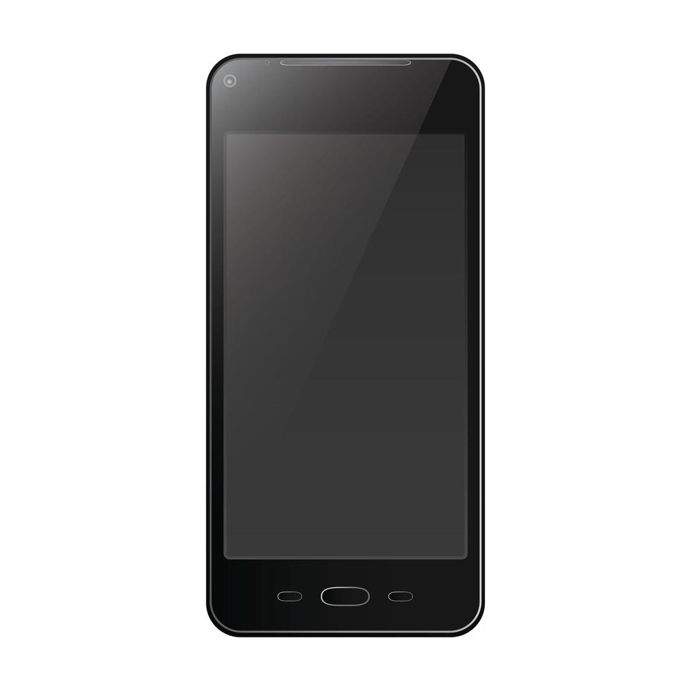 mobiele telefoon smartphone moderne stijl geïsoleerd vector