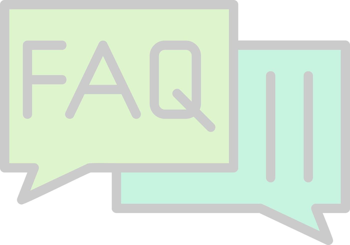 FAQ vector icoon ontwerp